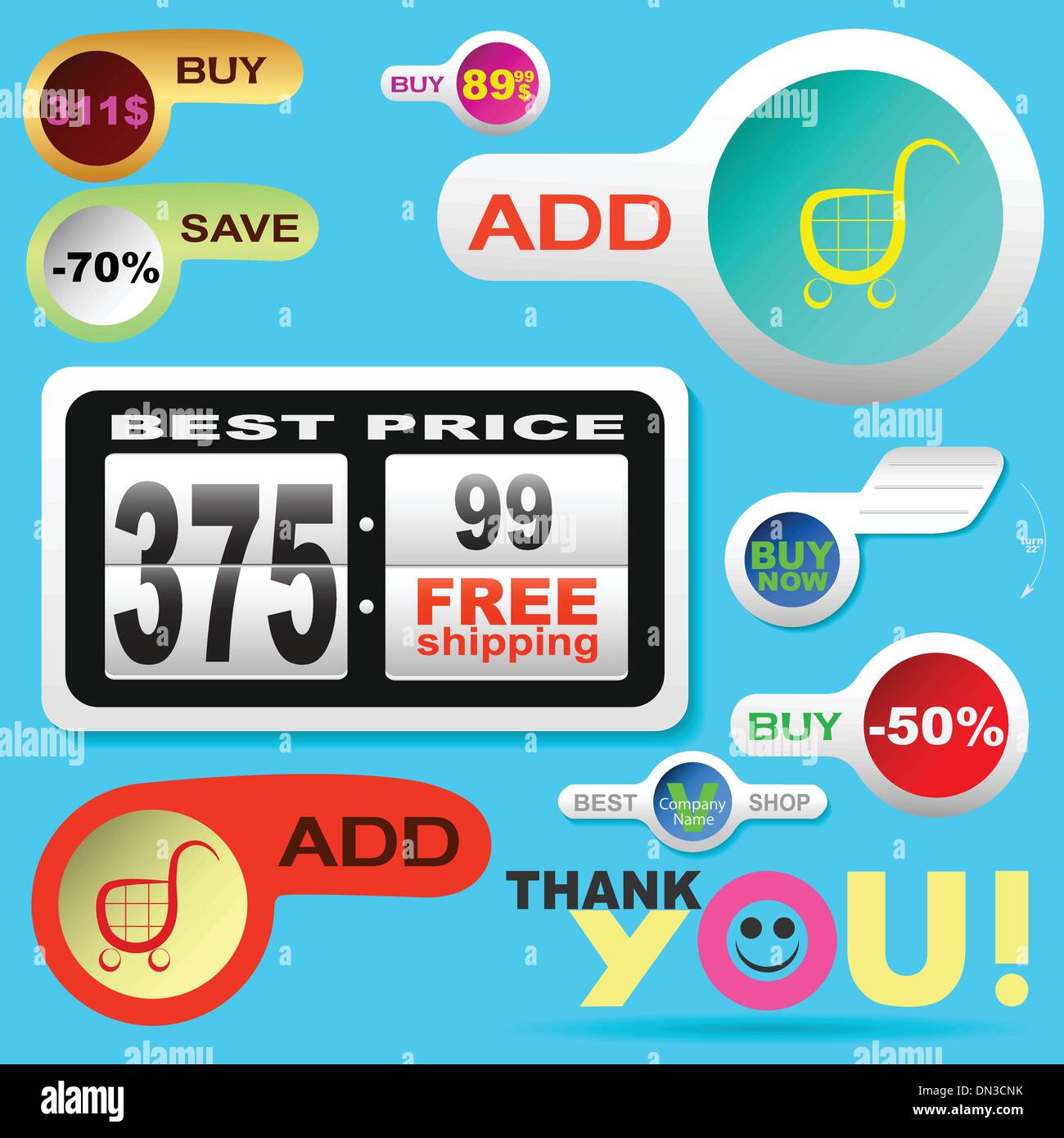  elements for online shopping Stock Vector Image & Art Alamy