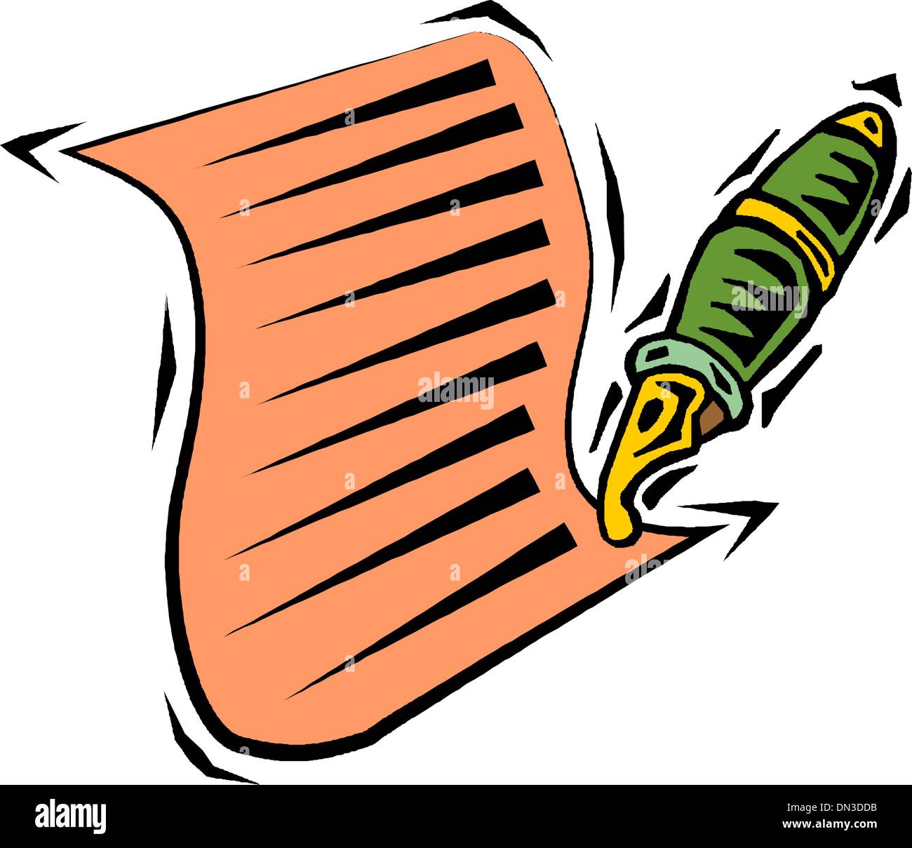 Fountain Pen Stock Vector