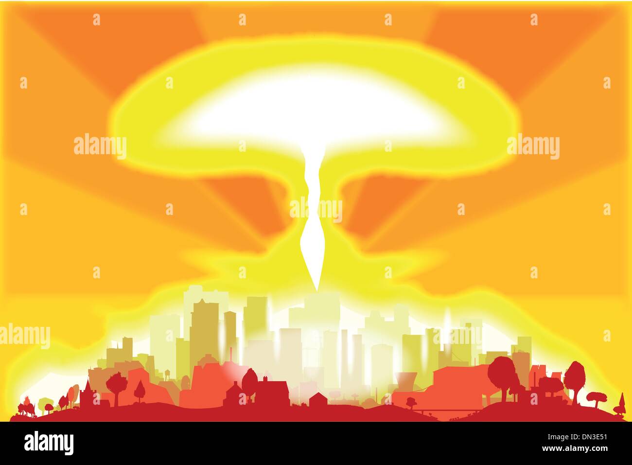 End of the World Stock Vector