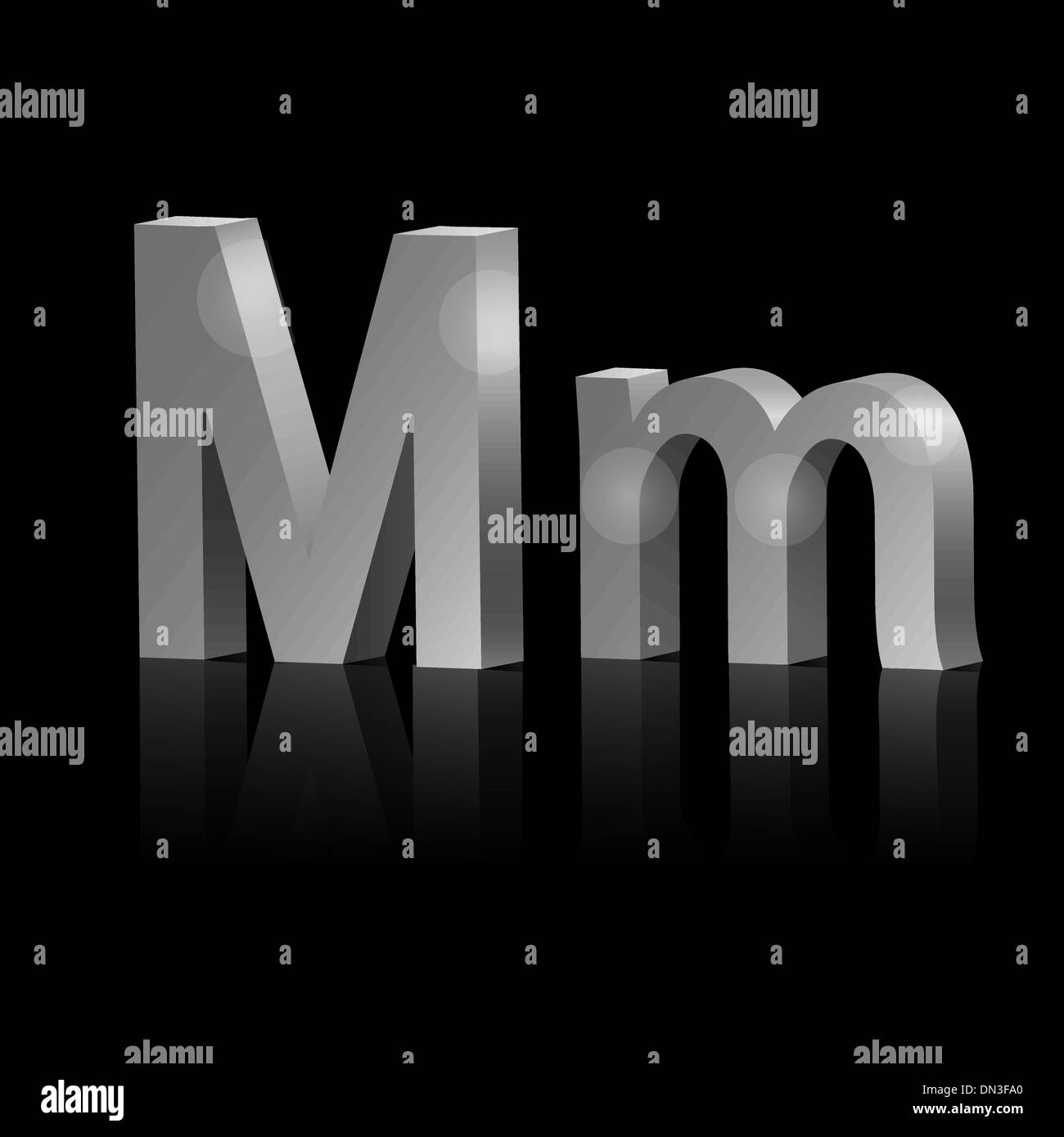 Metal iron letters hi-res stock photography and images - Alamy