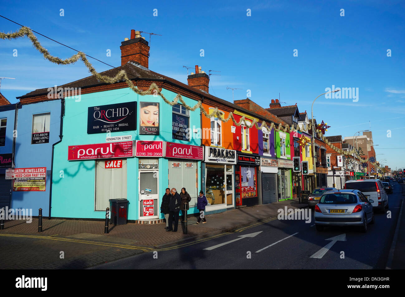 Brightly coloured buildings hires stock photography and images Alamy