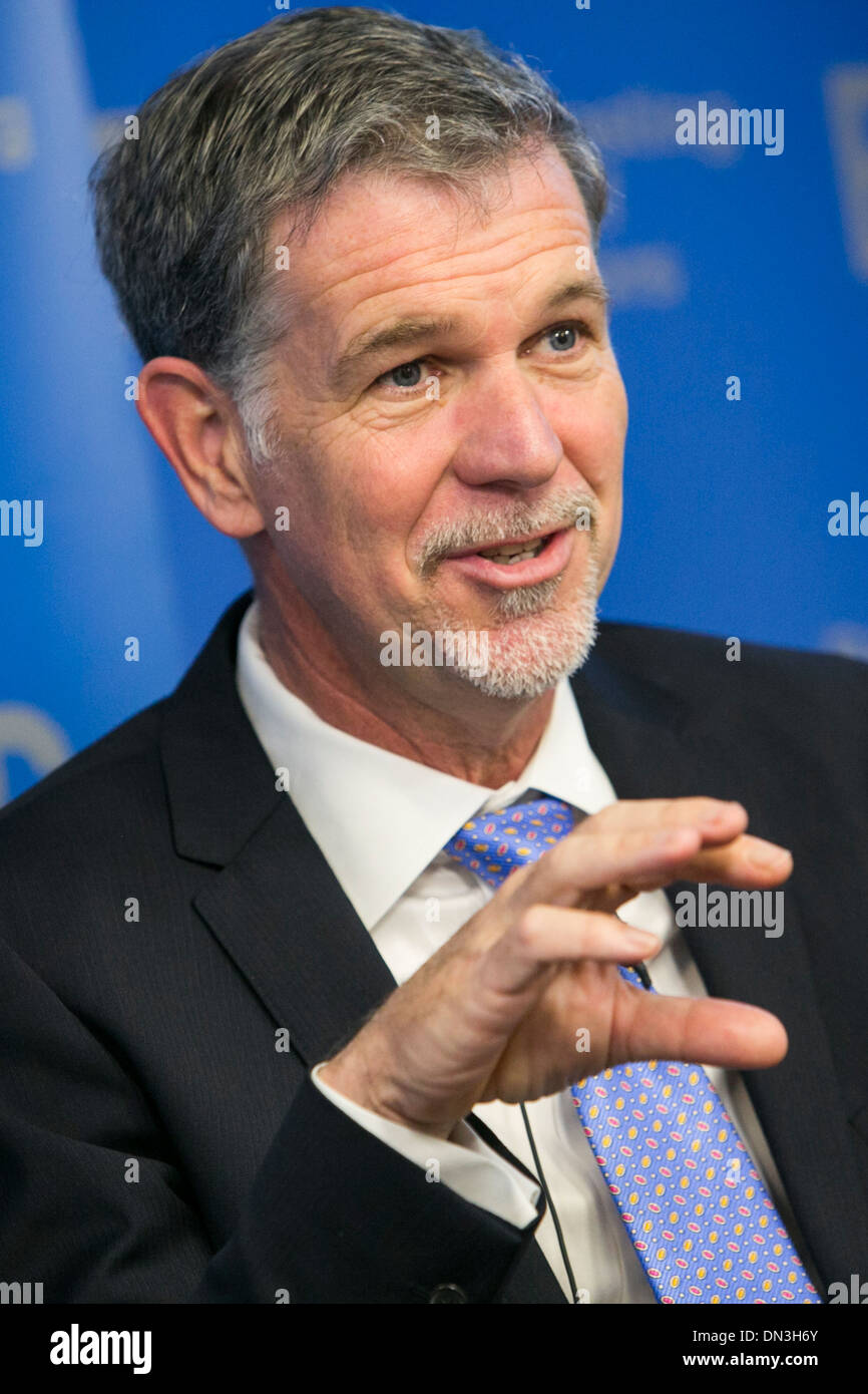 Netflix CEO Reed Hastings Stock Photo Alamy