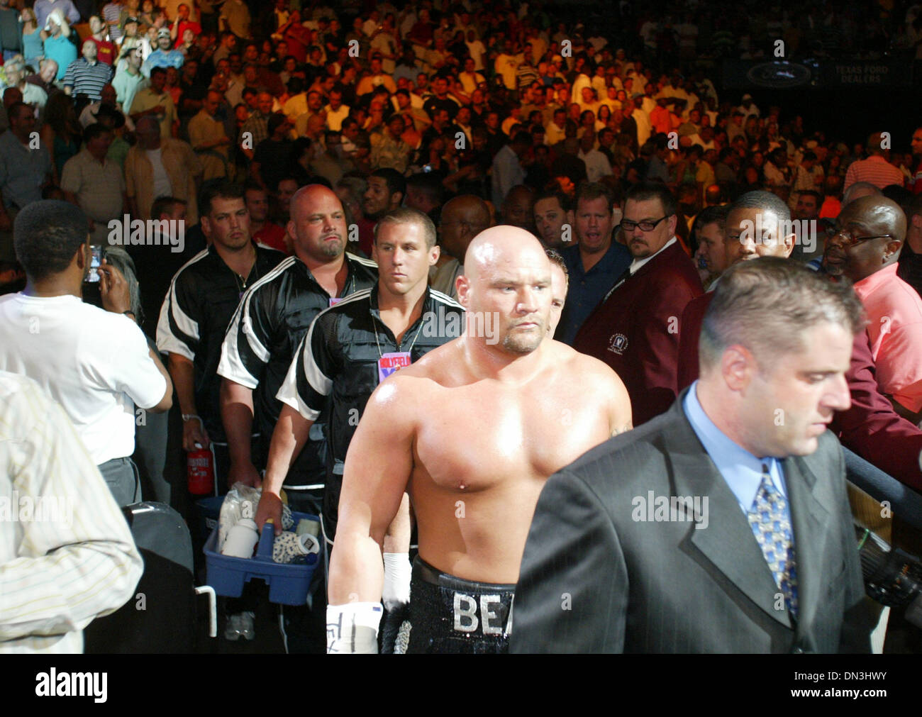 Aug 18, 2006; Dallas, TX, USA; JEREMY BATES enters the ring to fight ...