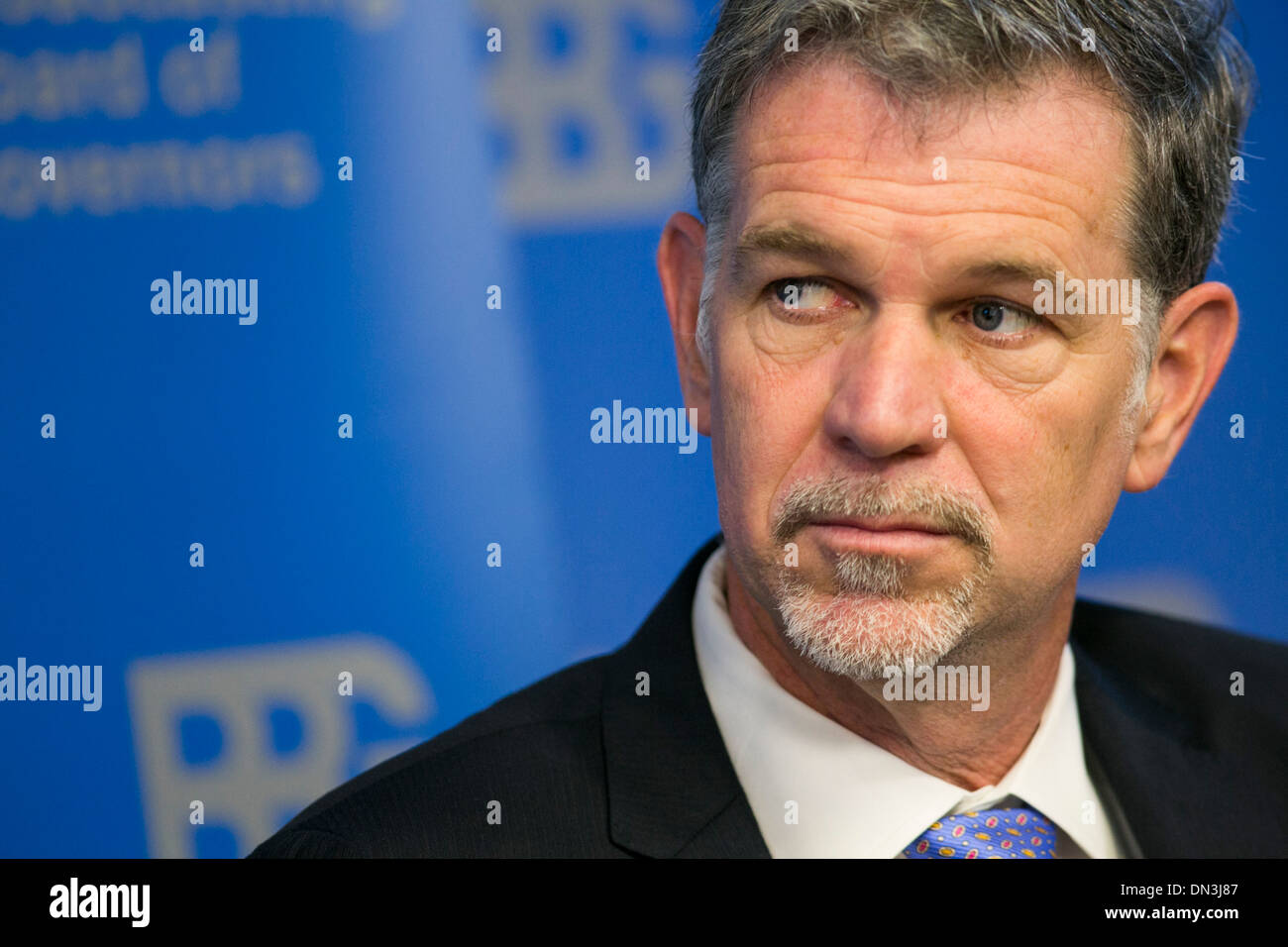Netflix CEO Reed Hastings Stock Photo Alamy