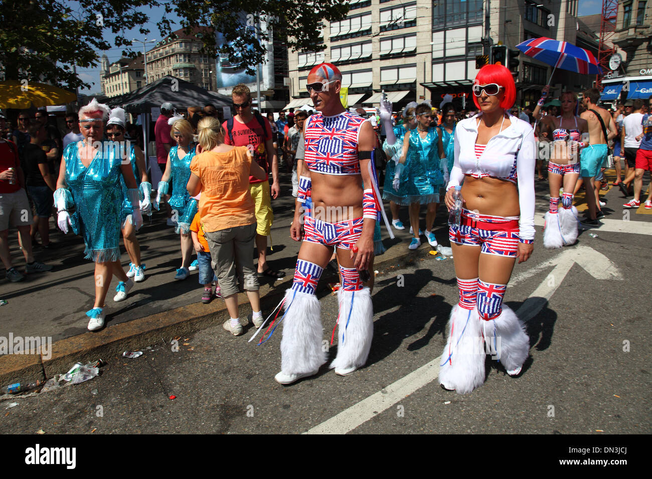 Switzerland, Zurich, the Street Parade Stock Photo 64619202 Alamy