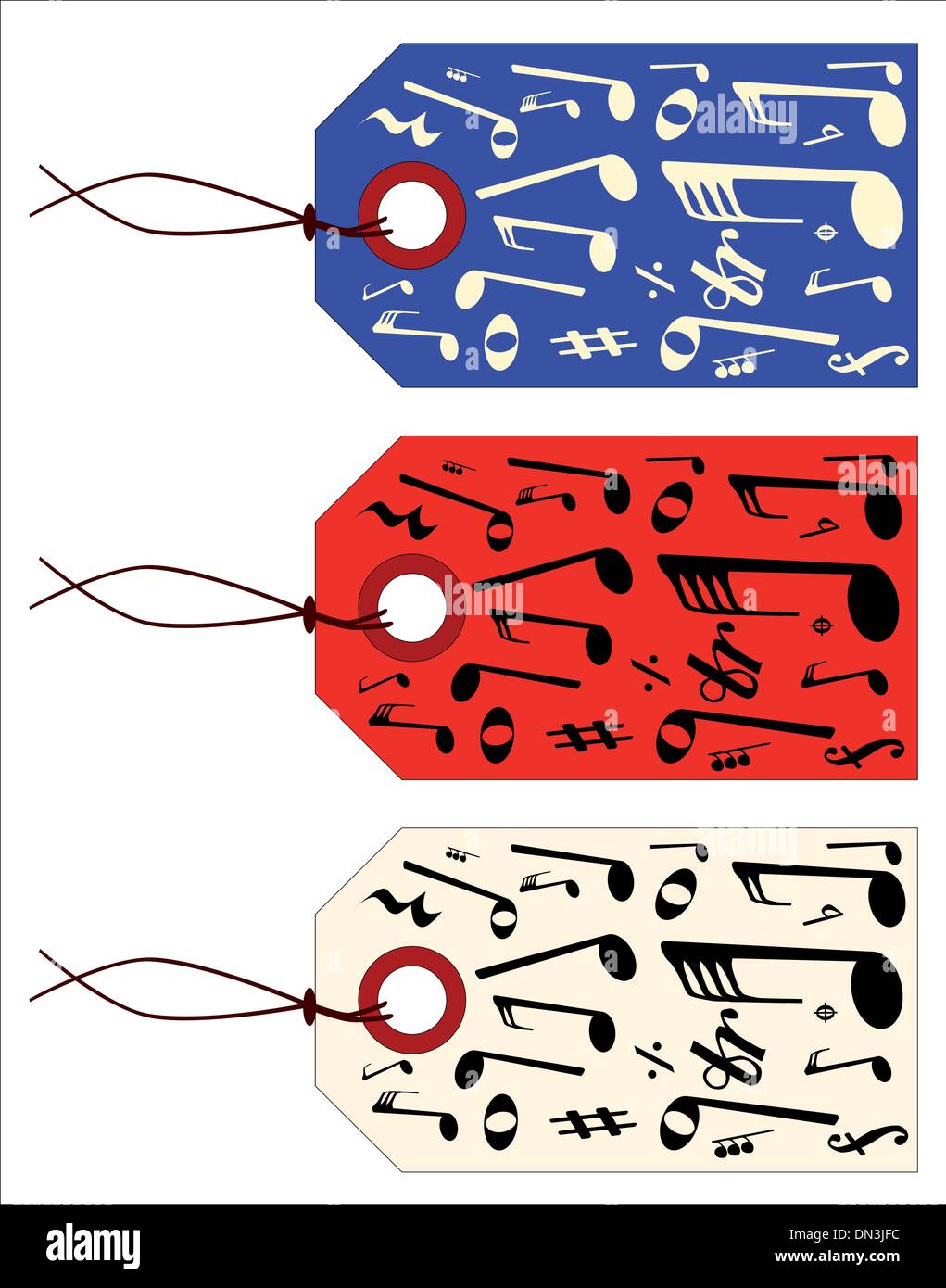 Music Notation Tags Stock Vector Image & Art Alamy
