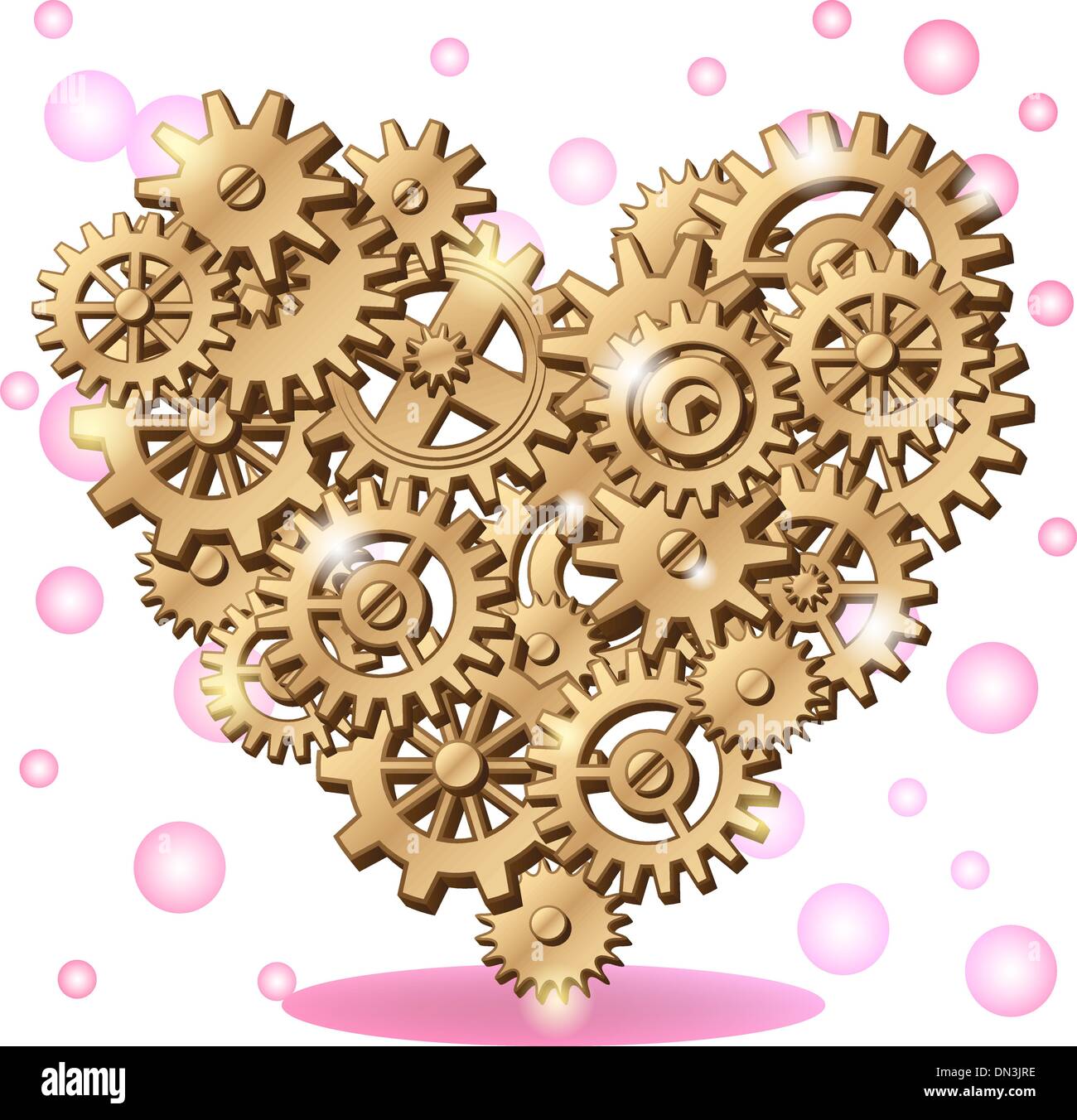 Mechanical heart symbol hi-res stock photography and images - Alamy