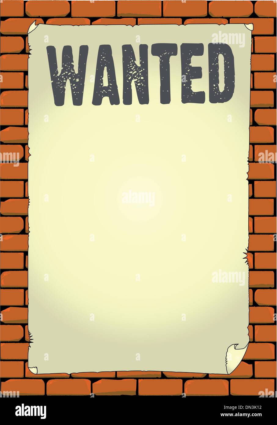 Wanted Poster Stock Vector