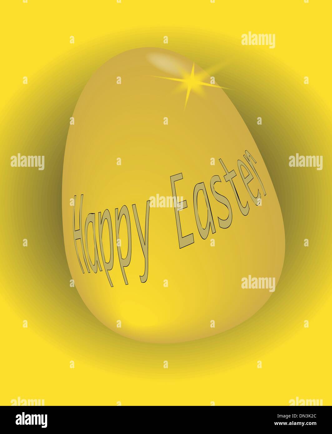 Golden Easter Egg Stock Vector Image & Art - Alamy