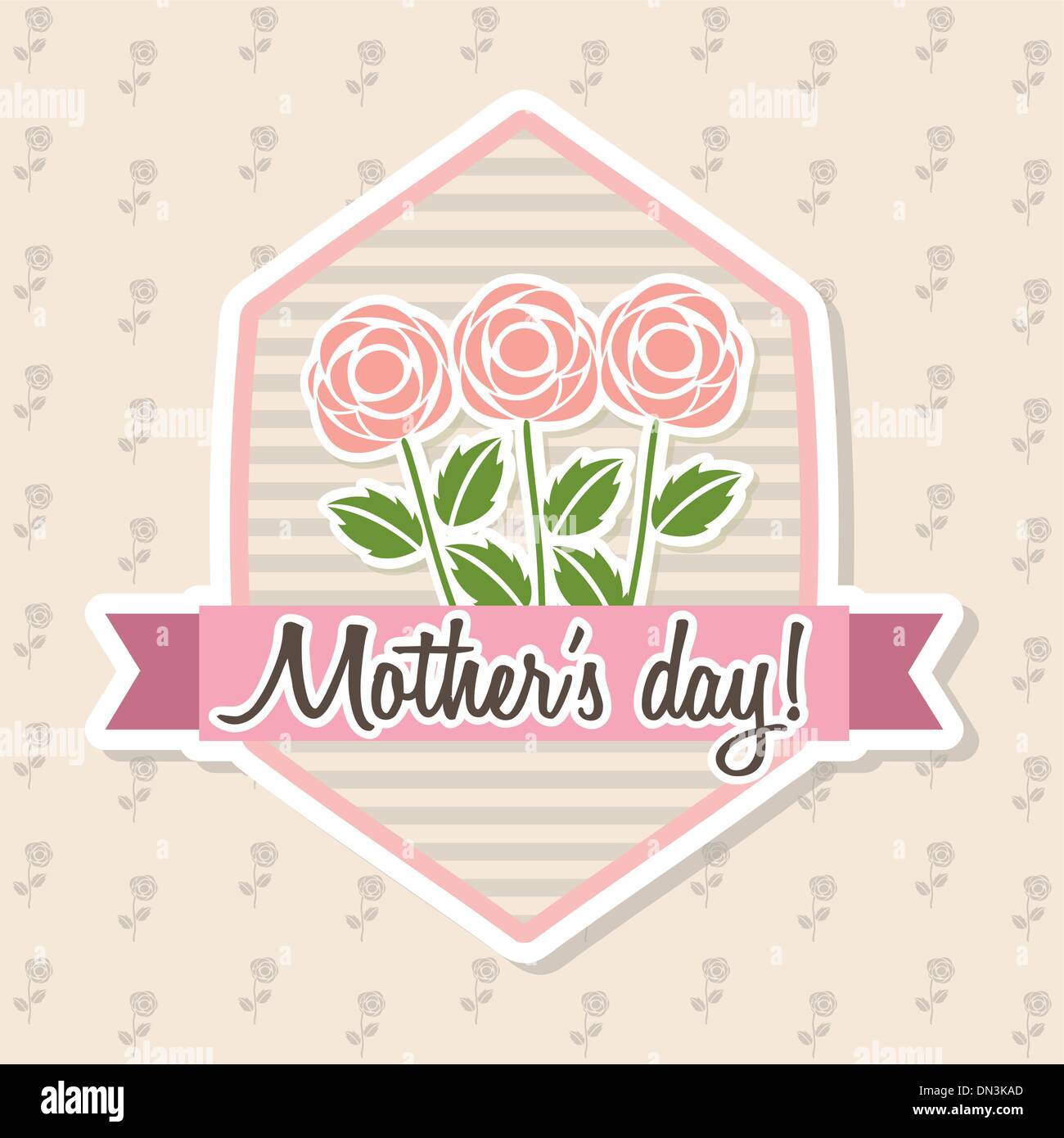 happy mothers day Stock Vector Image & Art - Alamy