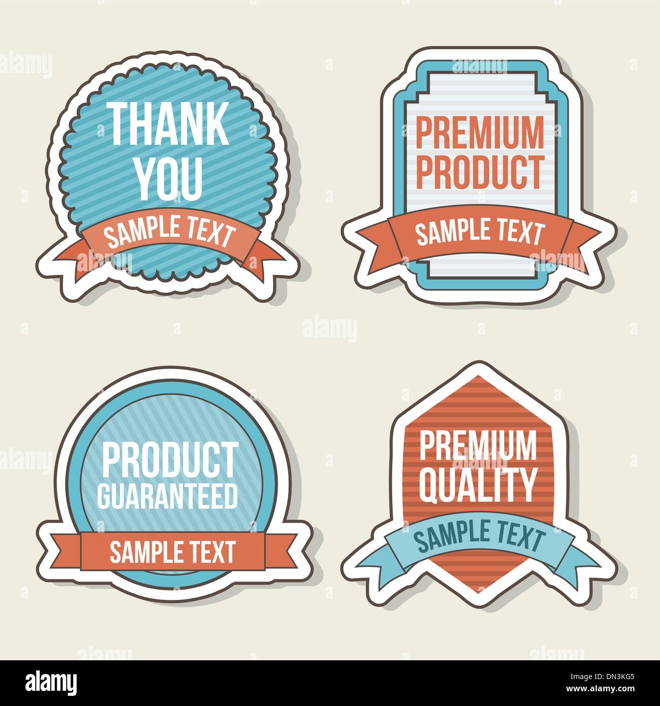 Assurance labels hi-res stock photography and images - Alamy