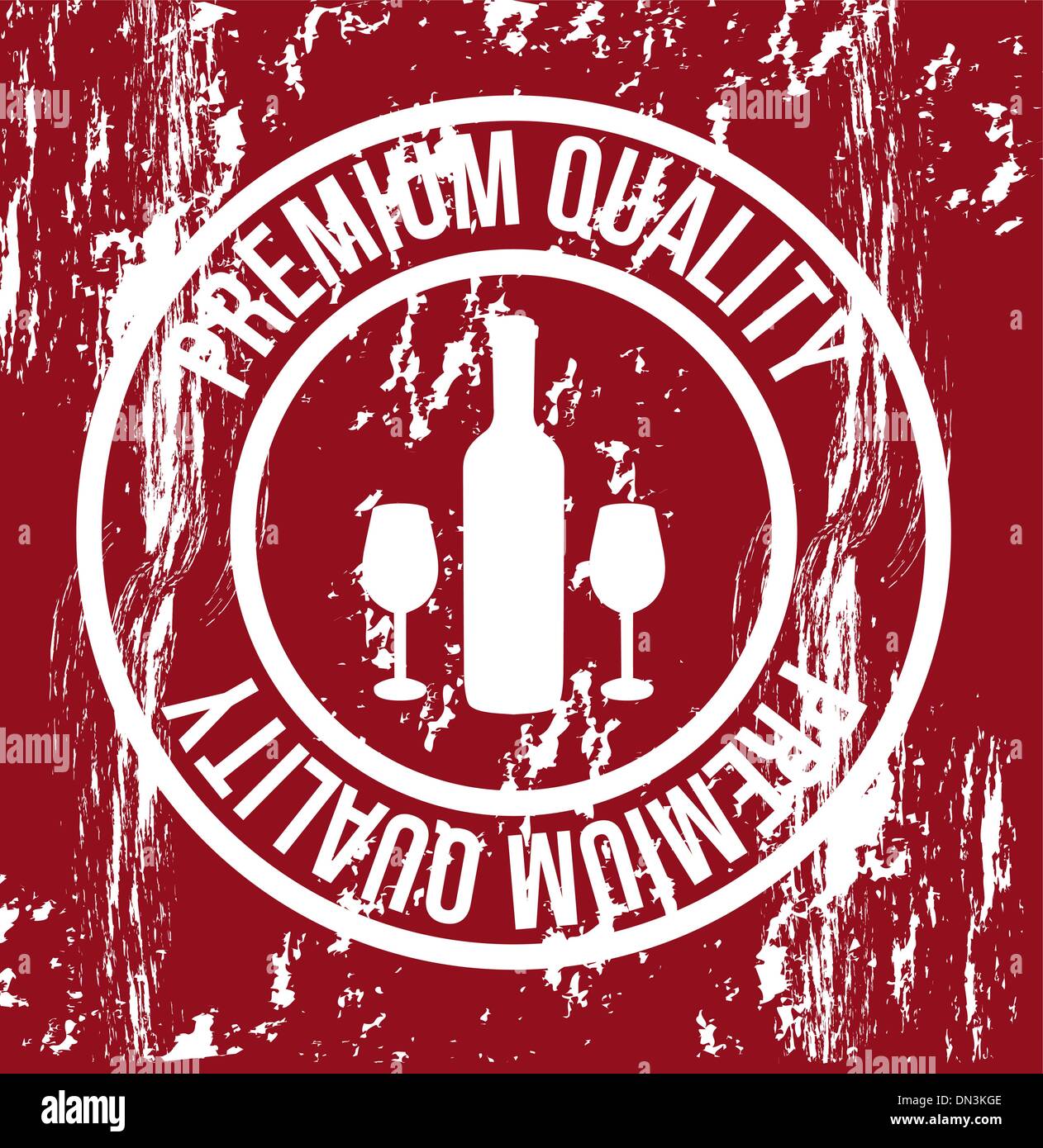 wine seal Stock Vector