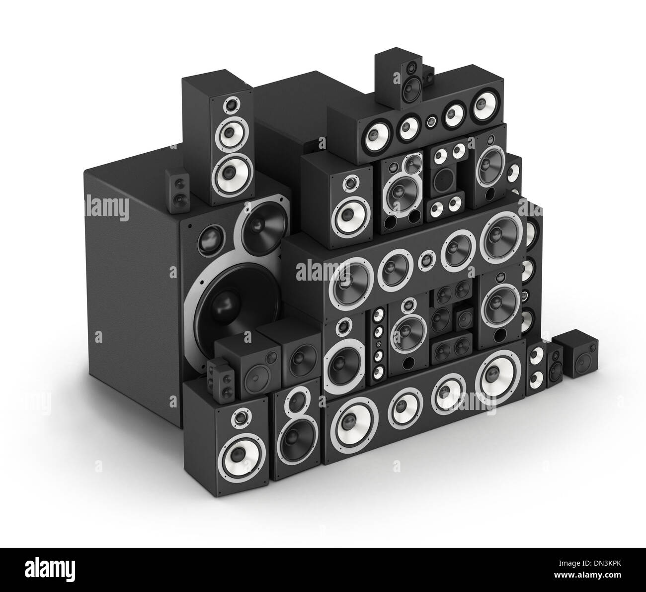 Home theatre speaker Cut Out Stock Images & Pictures Alamy