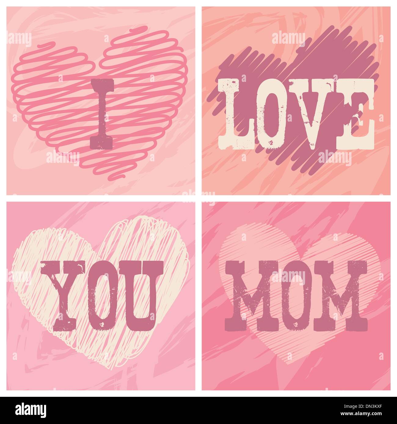 happy mothers day Stock Vector Image & Art - Alamy