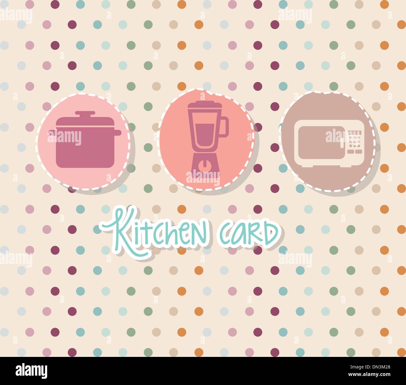 kitchen icons Stock Vector