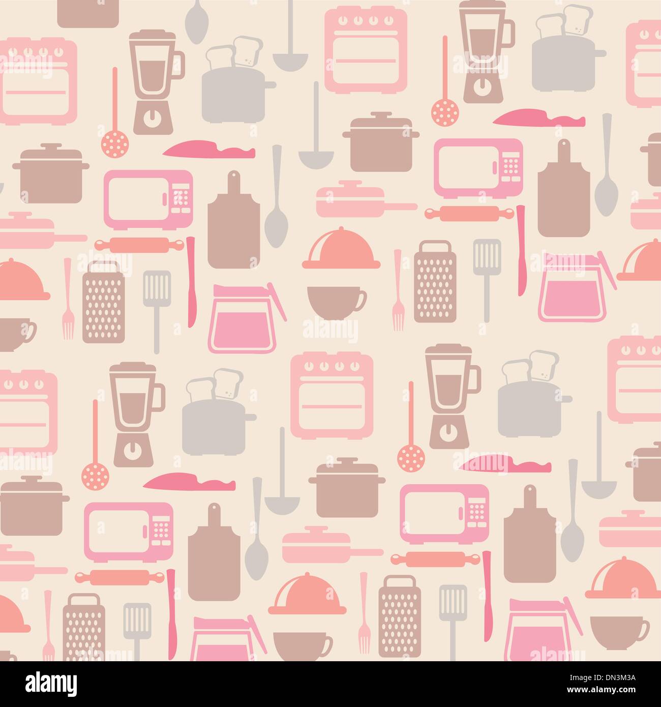 kitchen icons Stock Vector