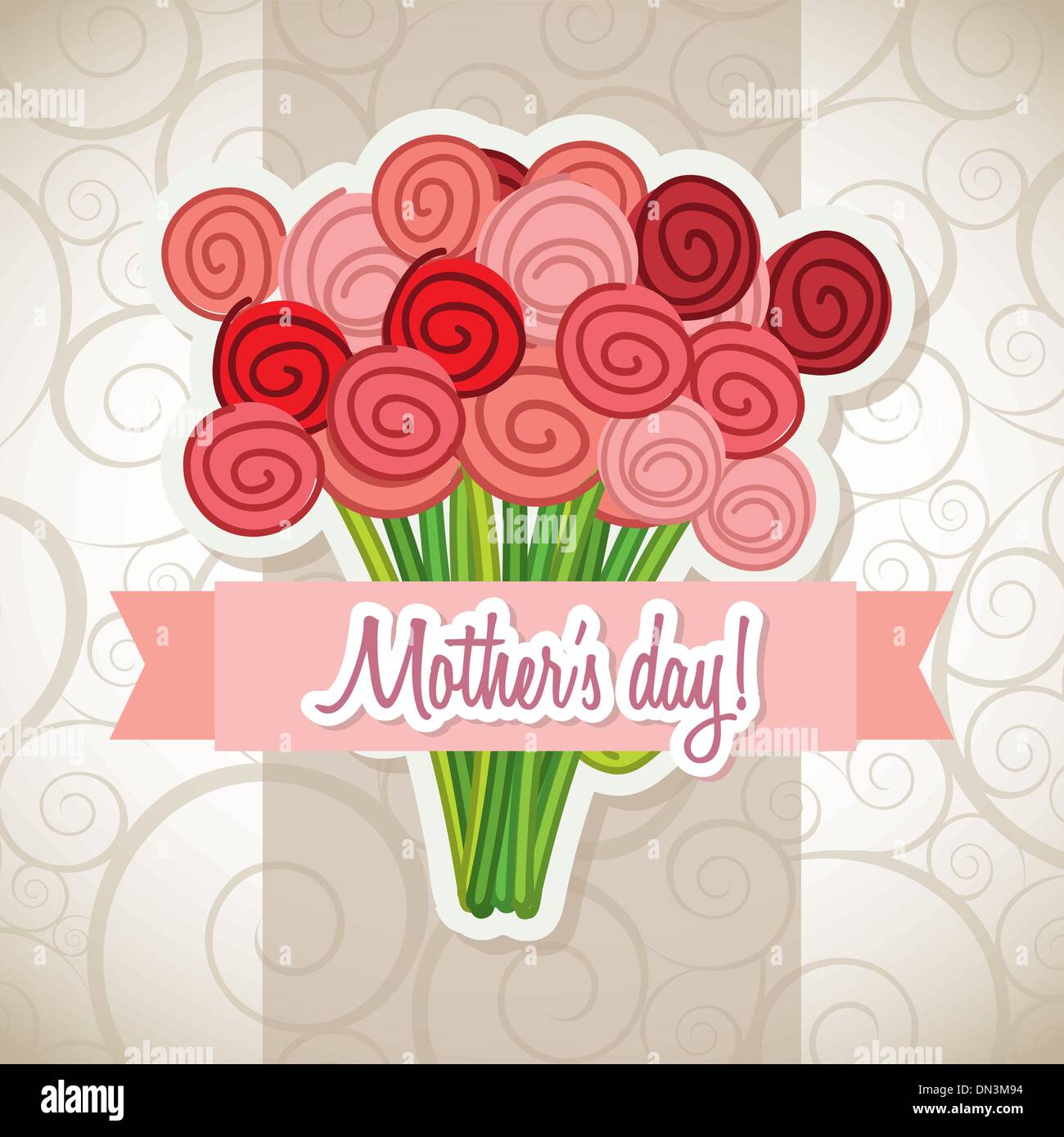 happy mothers day Stock Vector Image & Art - Alamy