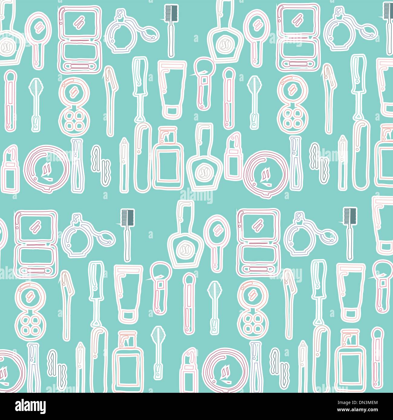 makeup vector Stock Vector