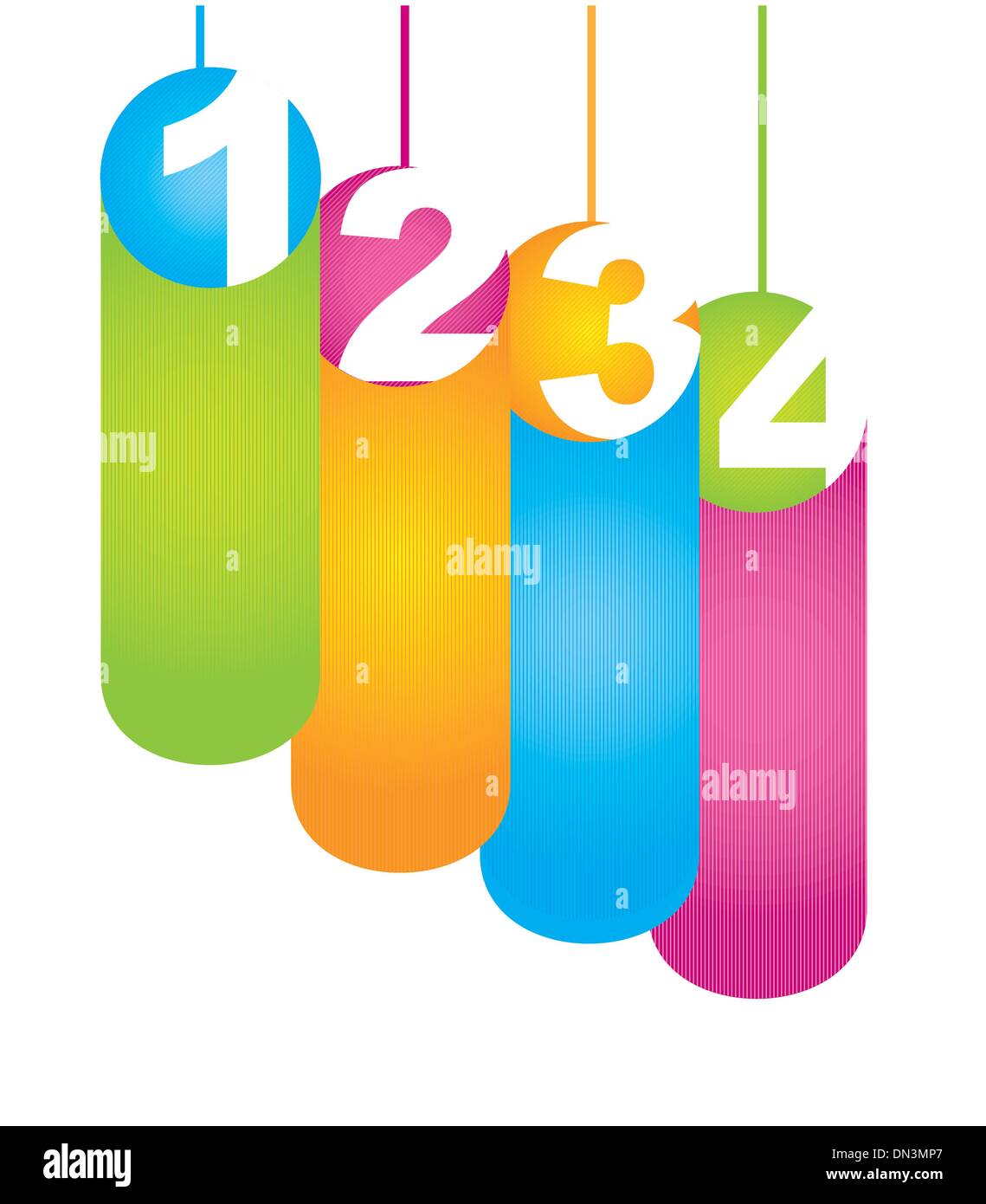Infographic numbers Cut Out Stock Images & Pictures - Alamy