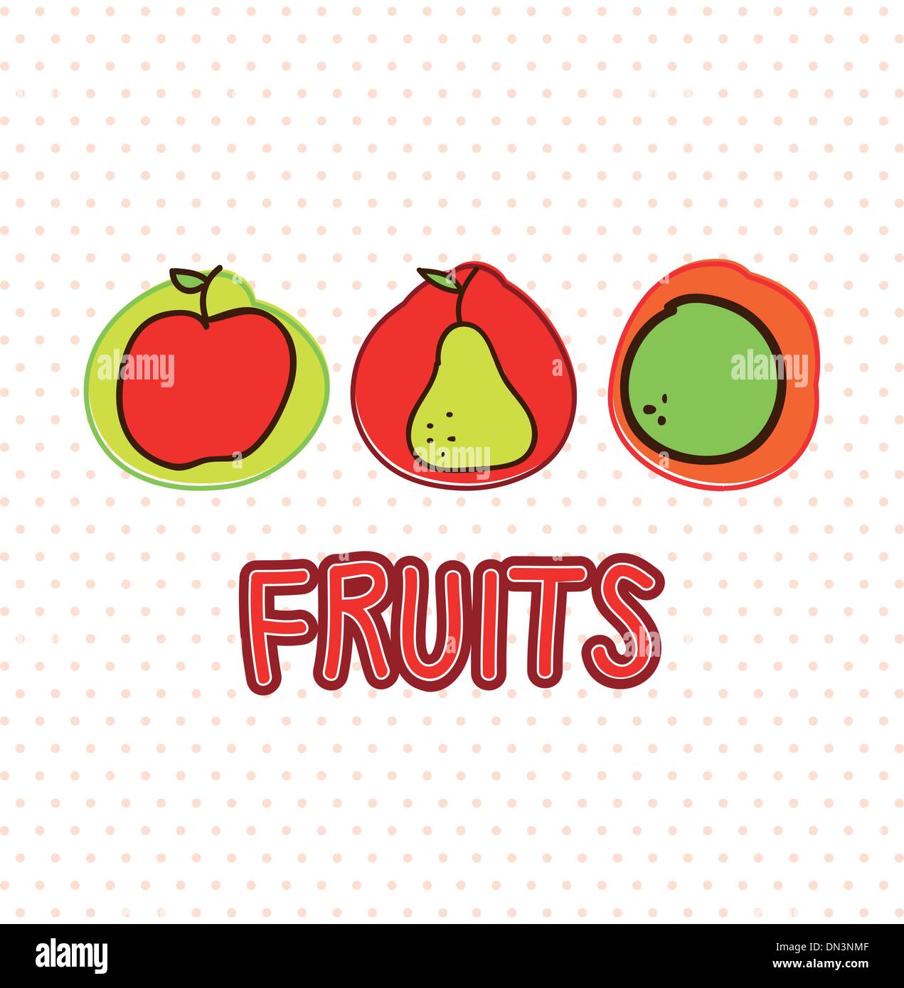 Harvest of fruits Stock Vector Images - Alamy