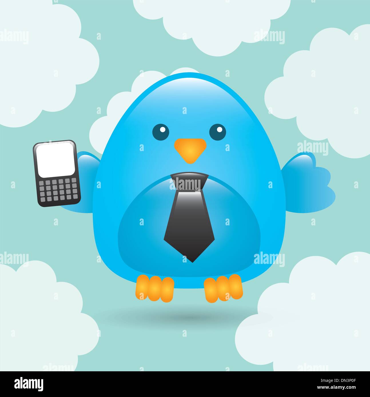 blue bird Stock Vector