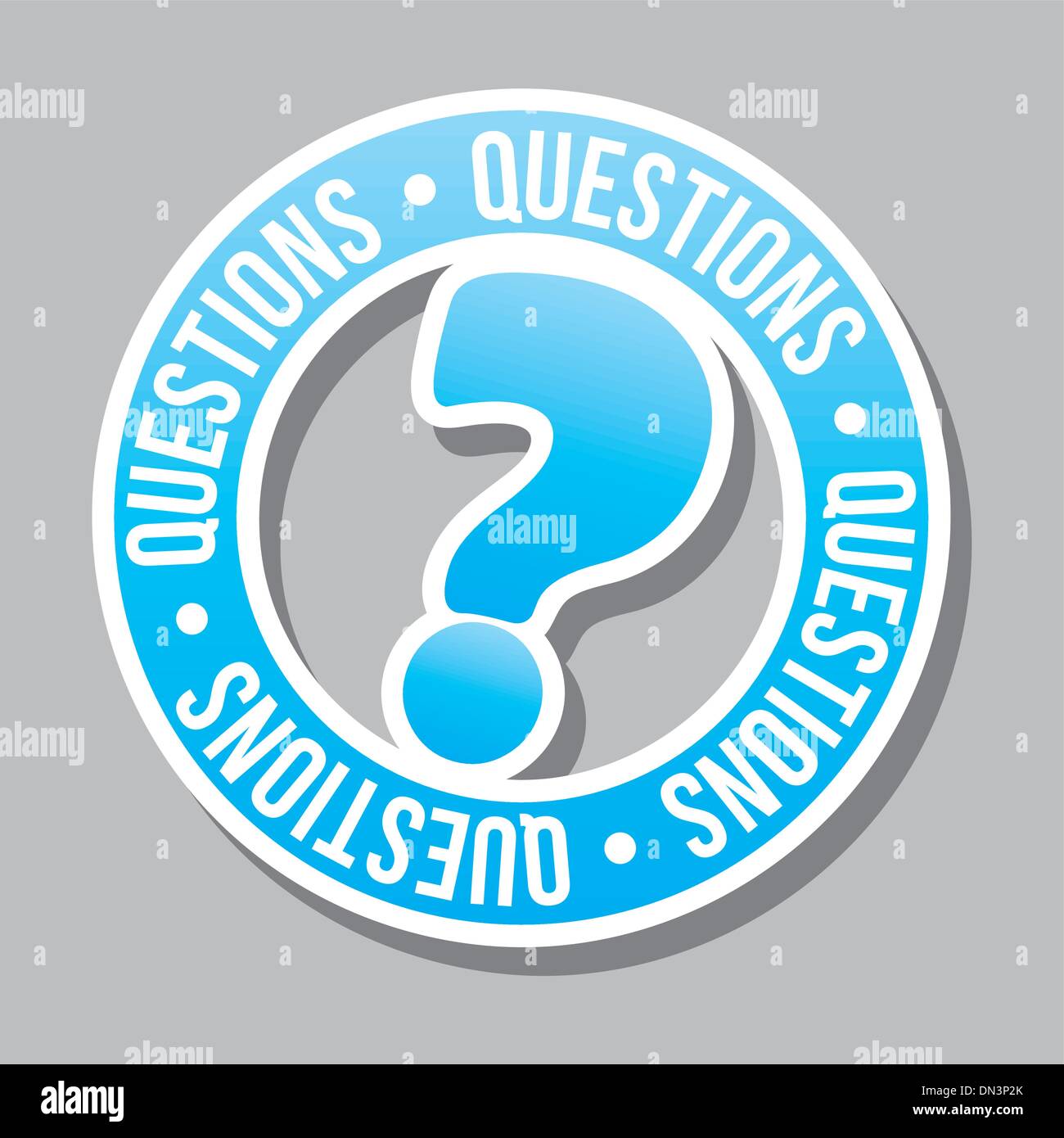 Question vector sticker hi-res stock photography and images - Alamy