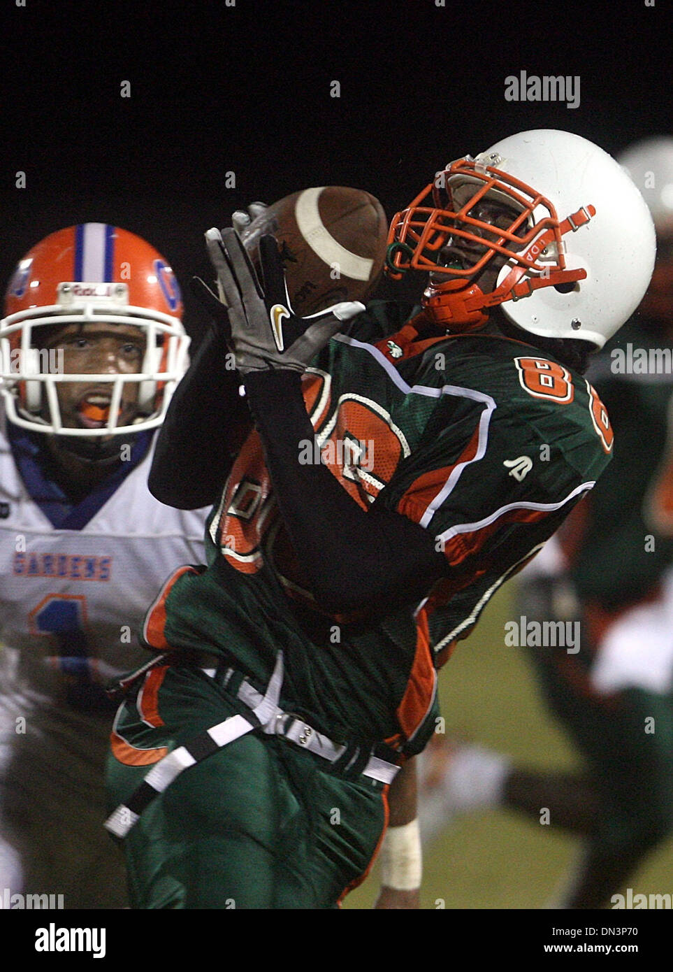 Sep 15, 2006; Delray Beach, FL, USA; Atlantic High School wide receiver ...