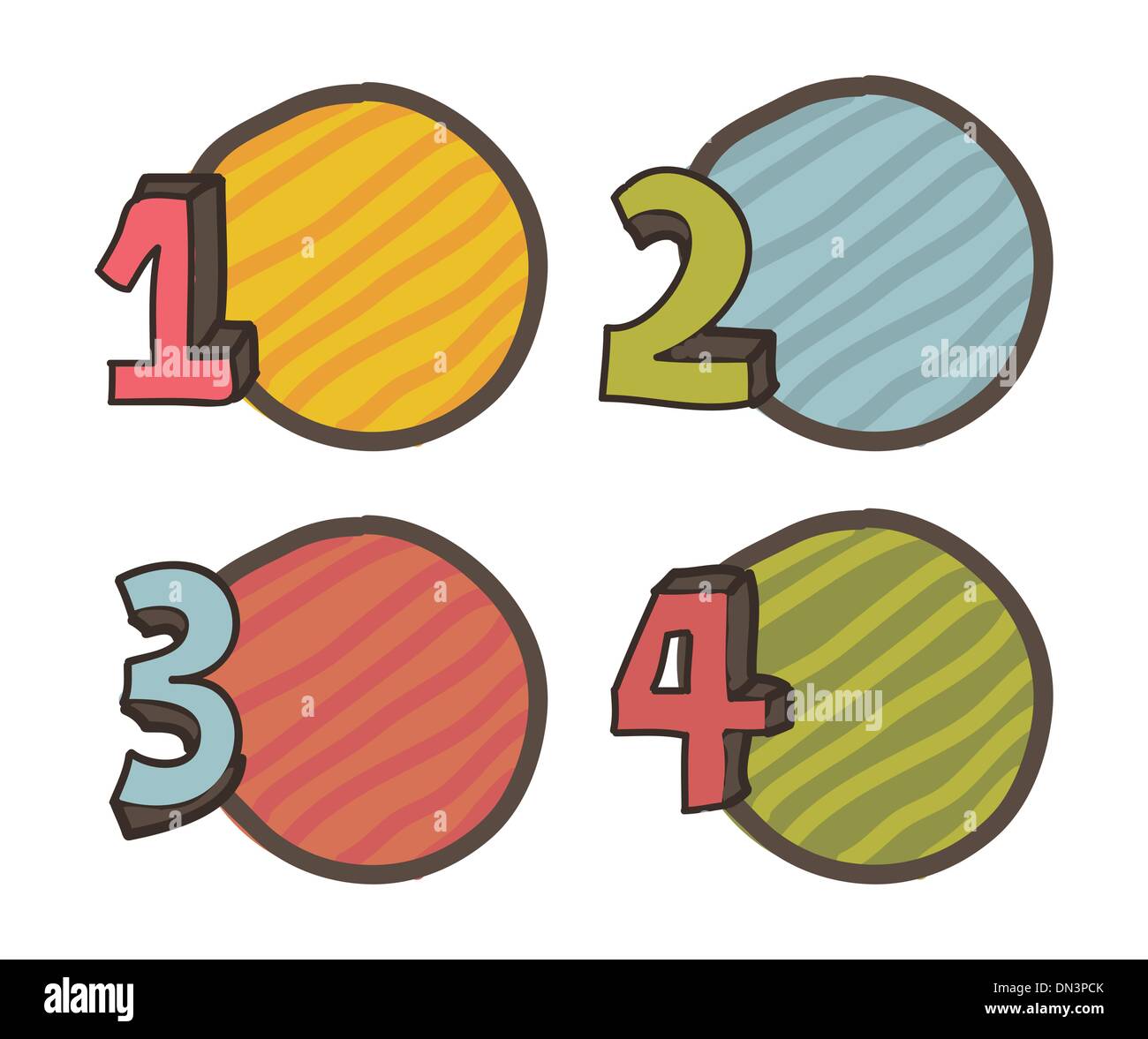 Numbers drawing hires stock photography and images Alamy