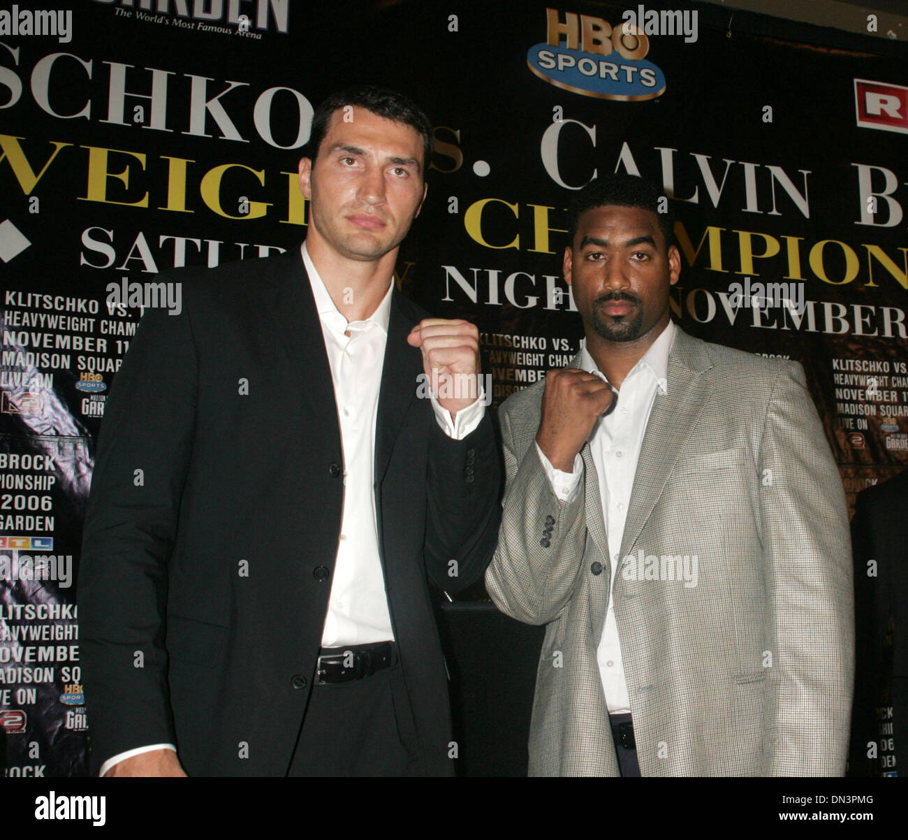 Calvin B Rocks Sep 19, 2006; New York, NY, USA; Heavyweight Champion of the World ...