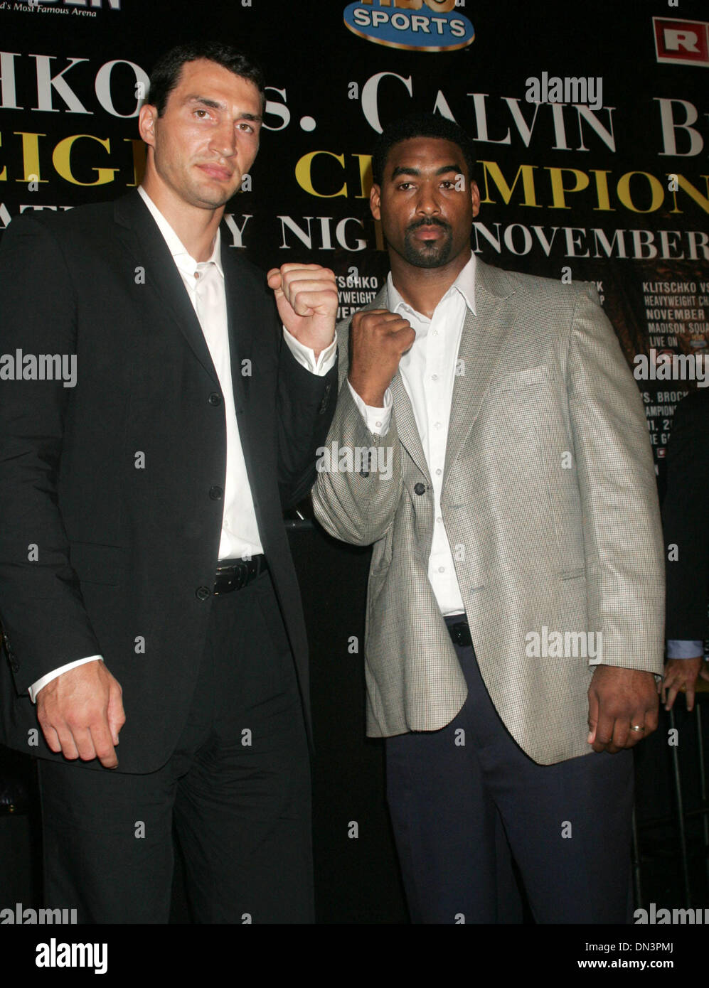 Calvin B Rocks Sep 19, 2006; New York, NY, USA; Heavyweight Champion of the World ...