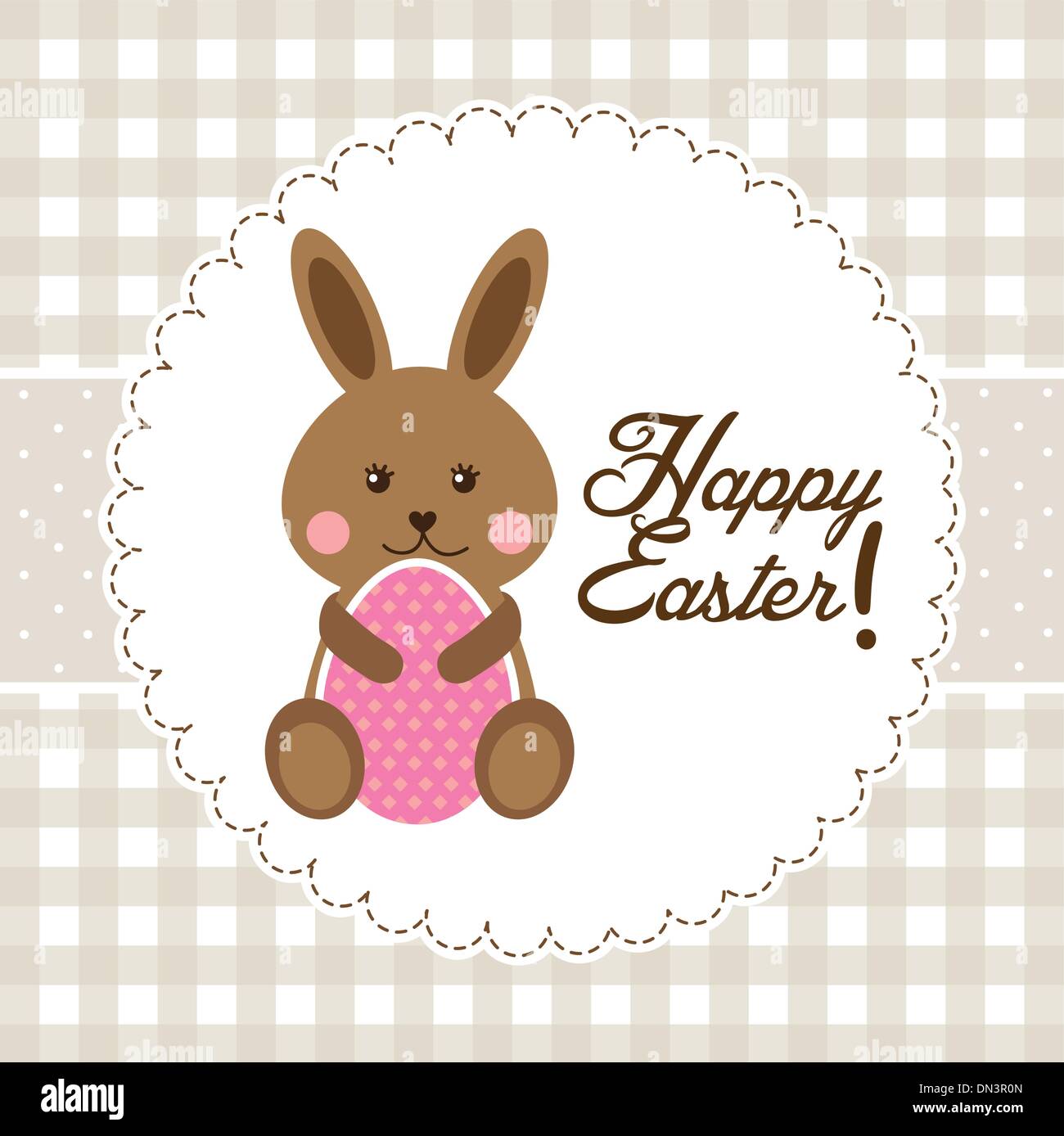 happy easter Stock Vector