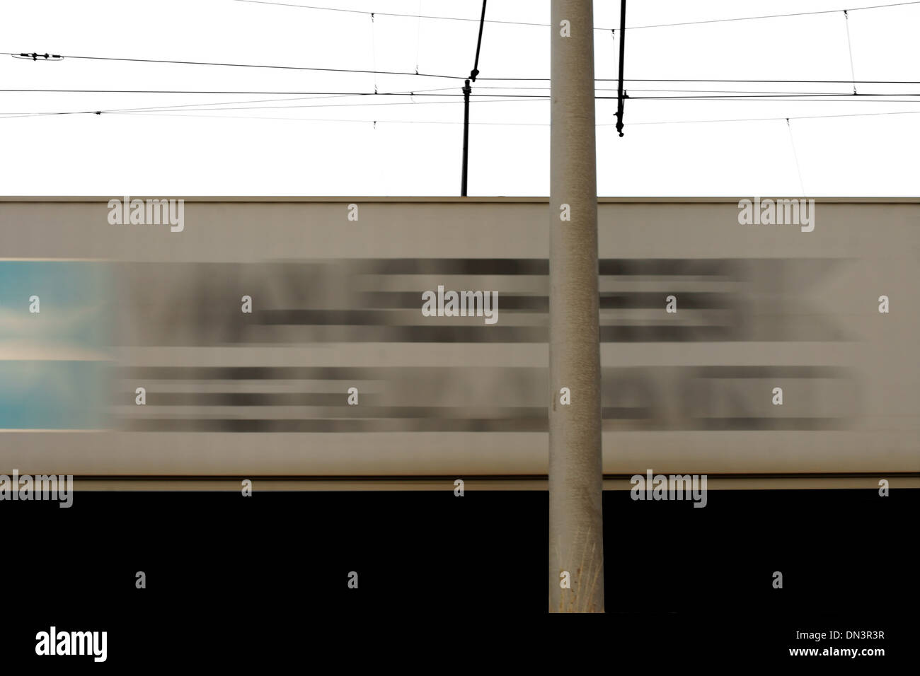 Fast freight train Stock Photo Alamy