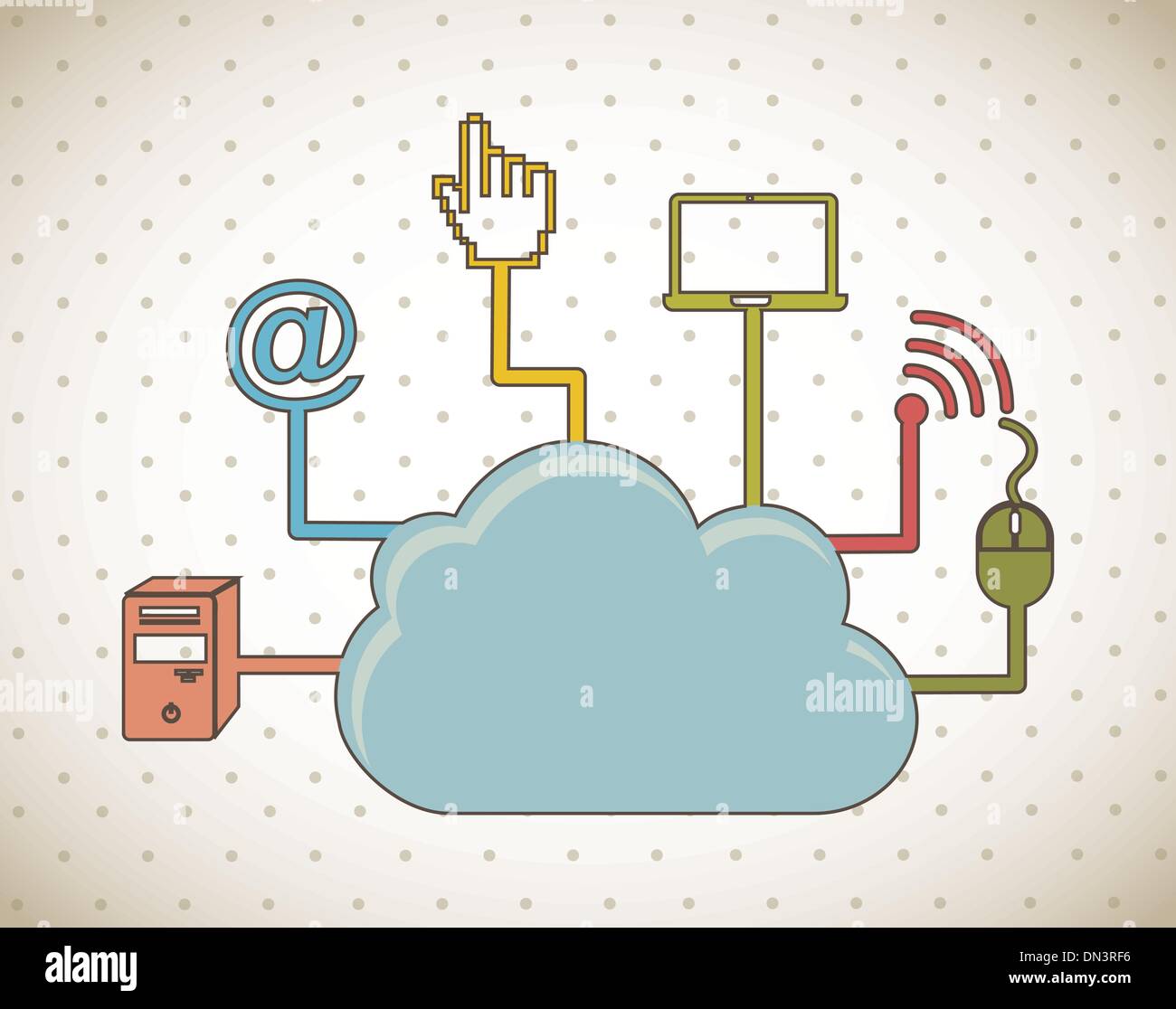 Cloud computing refresh icon hi-res stock photography and images - Alamy