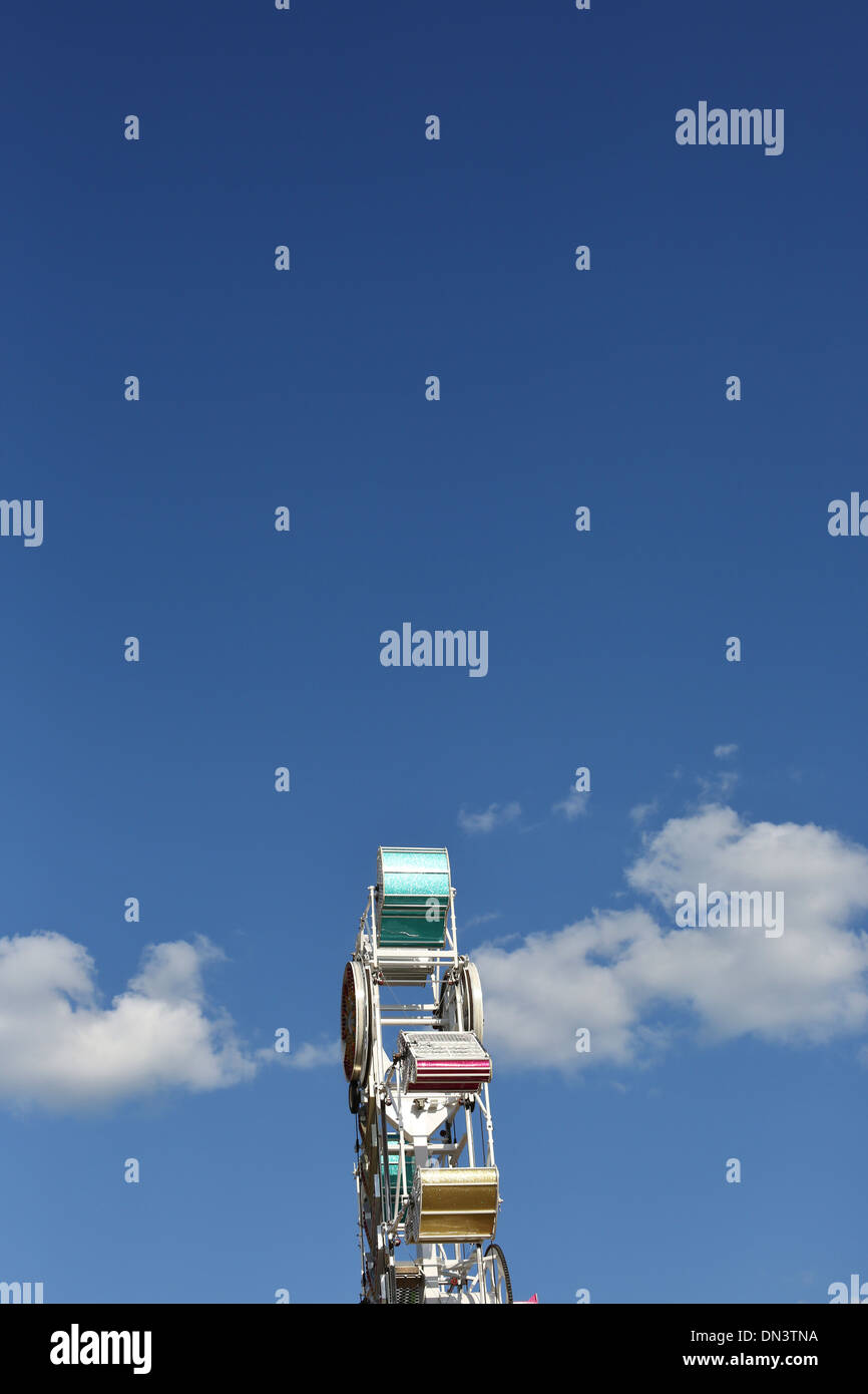 A carnival ride called the Zipper, against a blue sky Stock Photo - Alamy