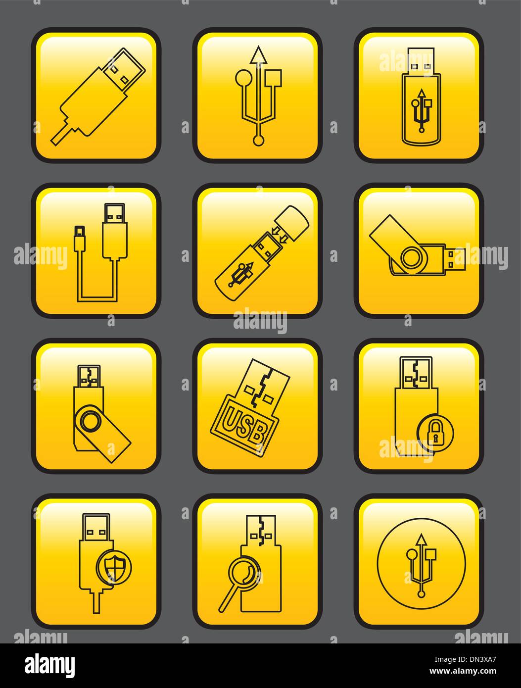 External yellow Stock Vector Images - Alamy