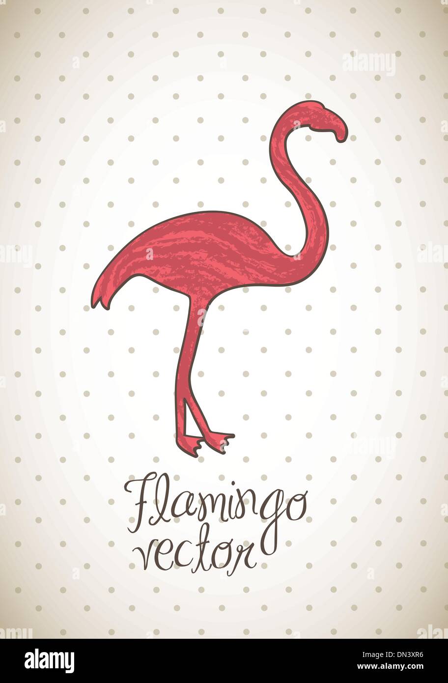 Pink flamingo group Stock Vector Images - Alamy
