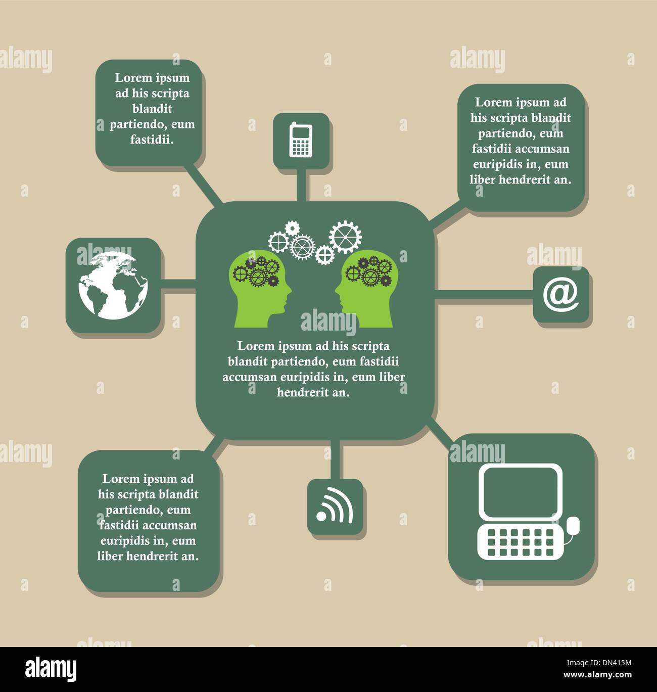 Communication communication link Stock Vector Images - Alamy