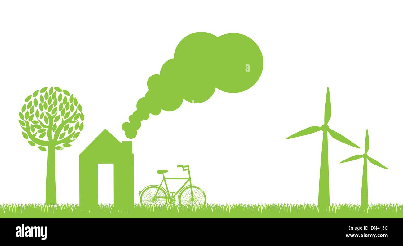 Ecology wallpaper Stock Vector Images - Alamy