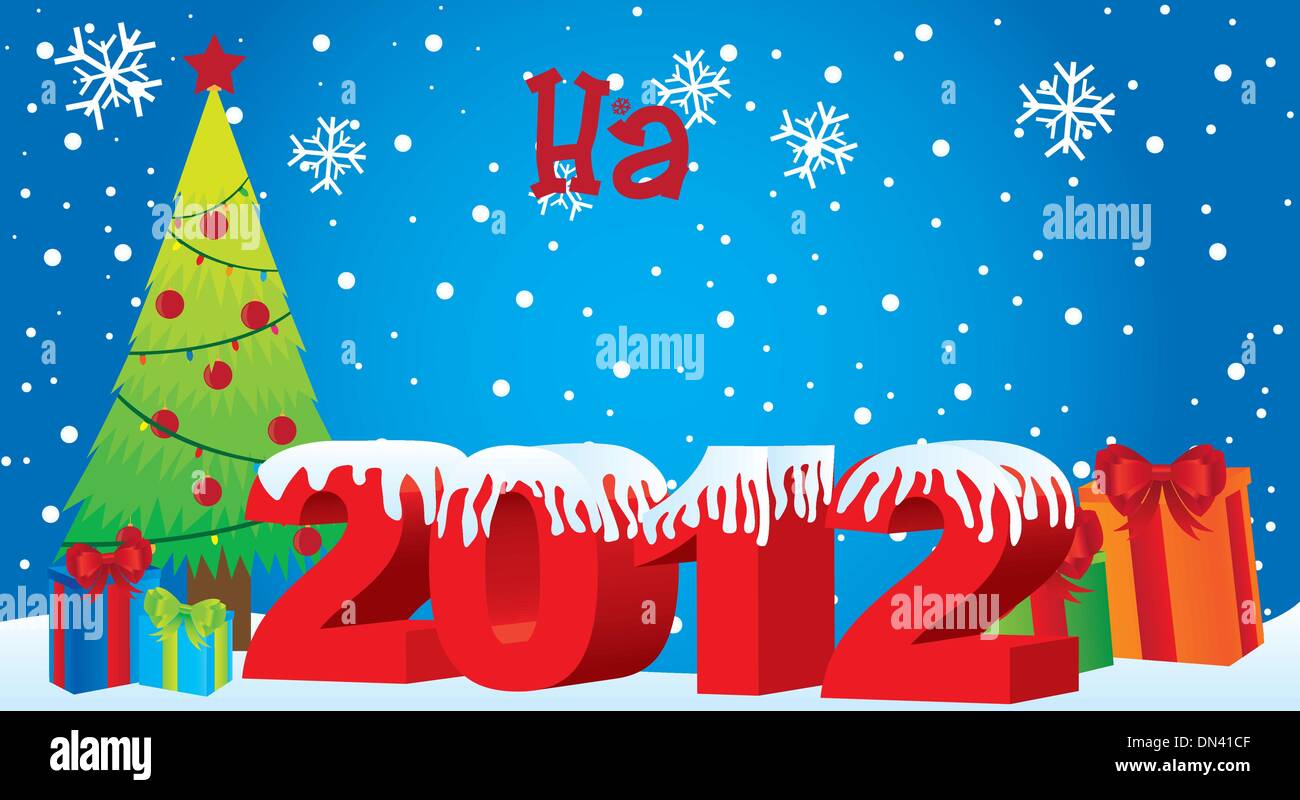 2012 new year Stock Vector