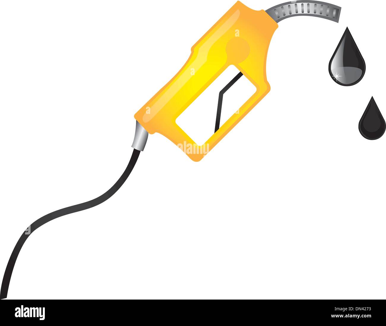 Fuel nozzle trigger Stock Vector Images Alamy