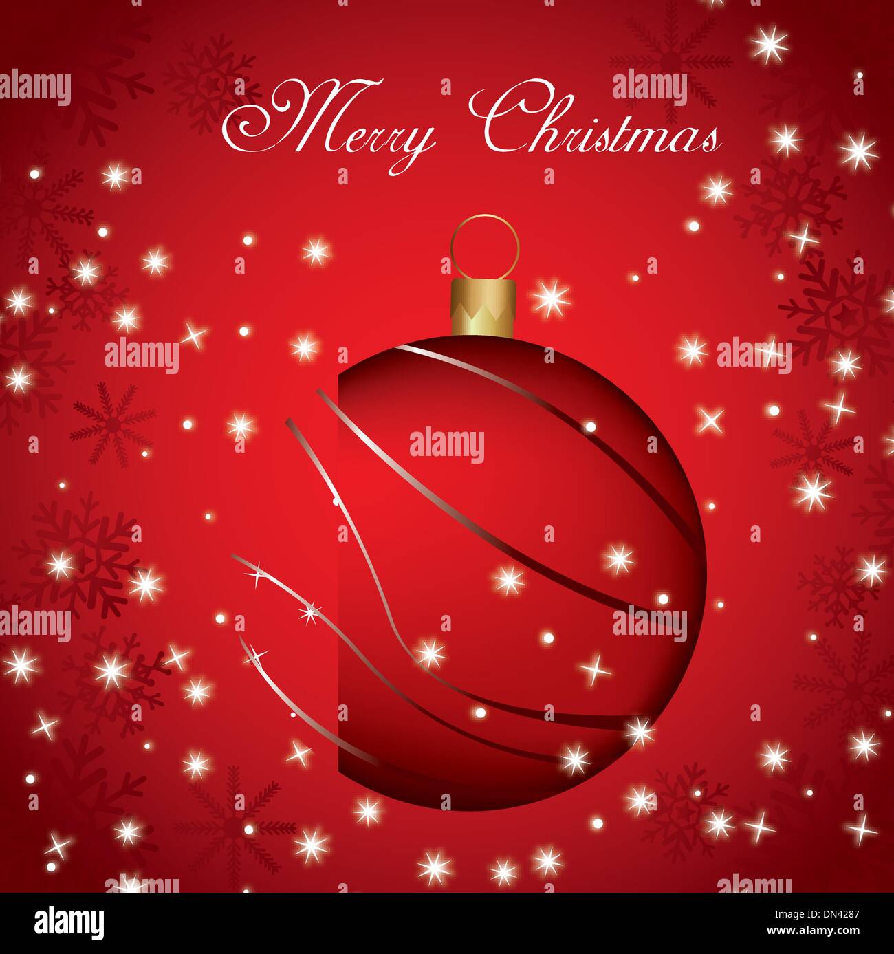 Joy star christmas bauble Stock Vector Images - Alamy