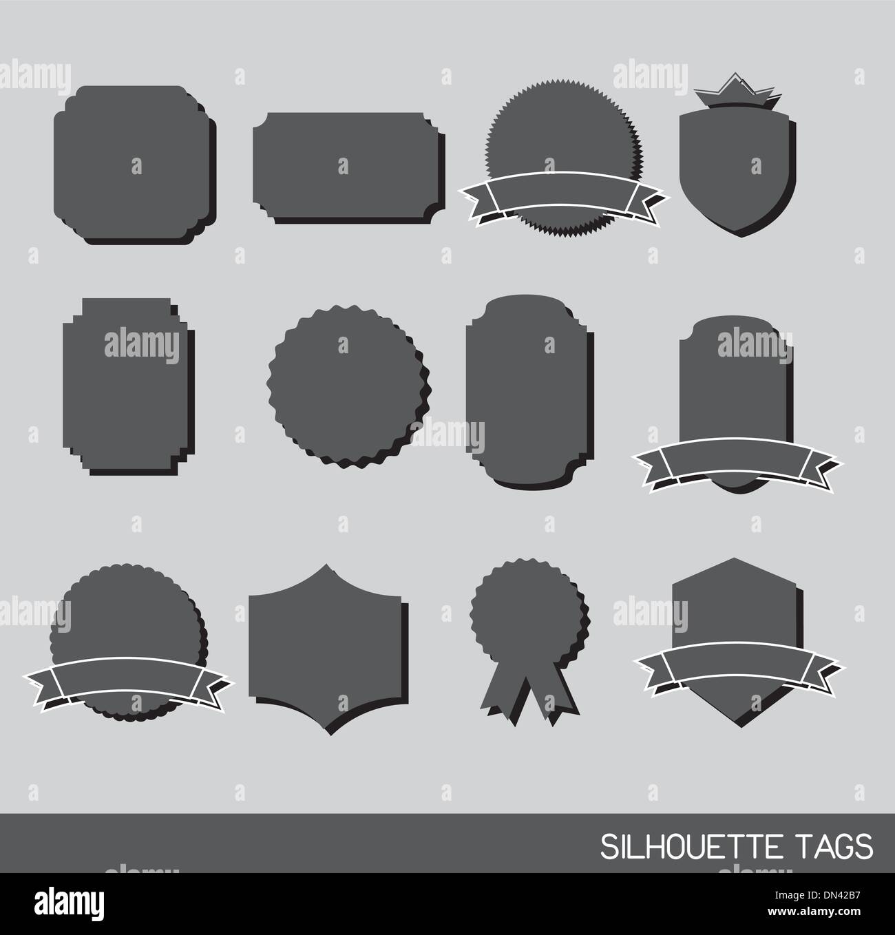 Old fashioned labels Stock Vector Images - Alamy