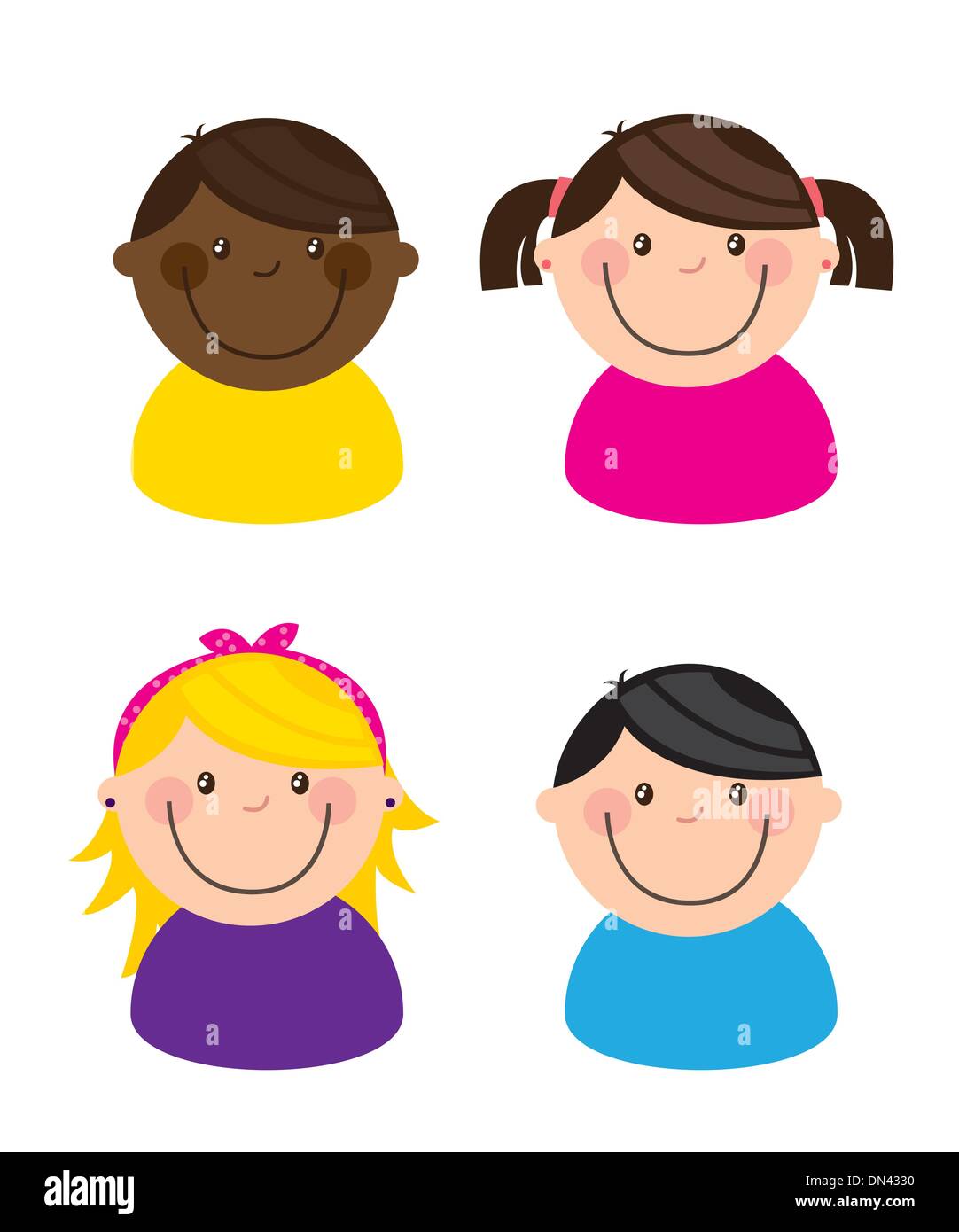 Nice children face Stock Vector Images - Alamy