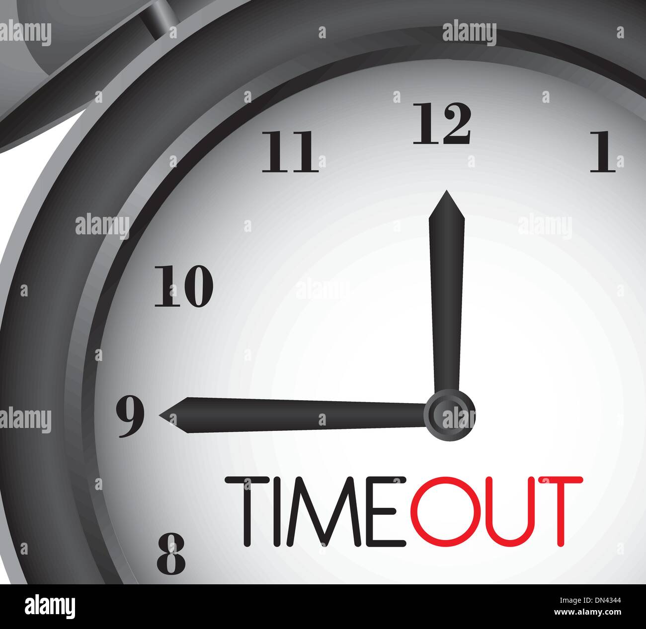 time out Stock Vector