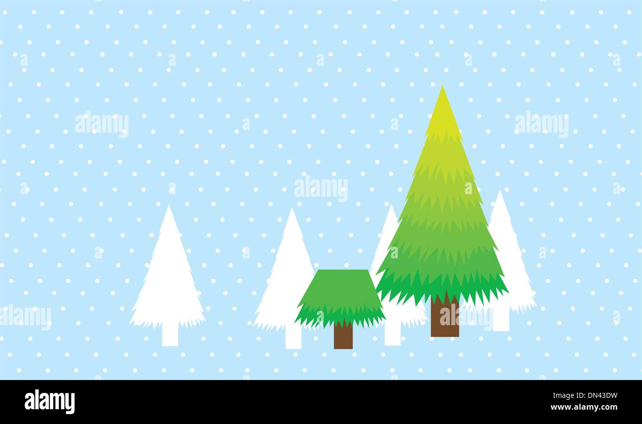 trees card background Stock Vector Image & Art - Alamy