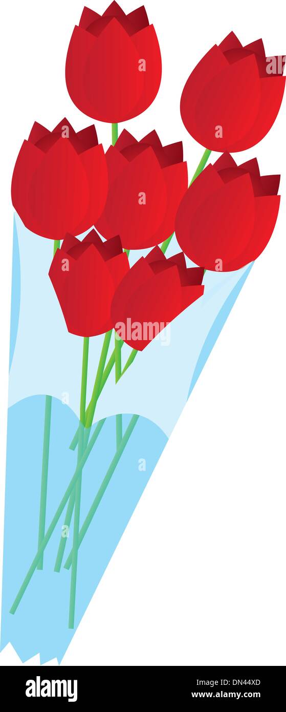 bouquet of roses Stock Vector Image & Art - Alamy