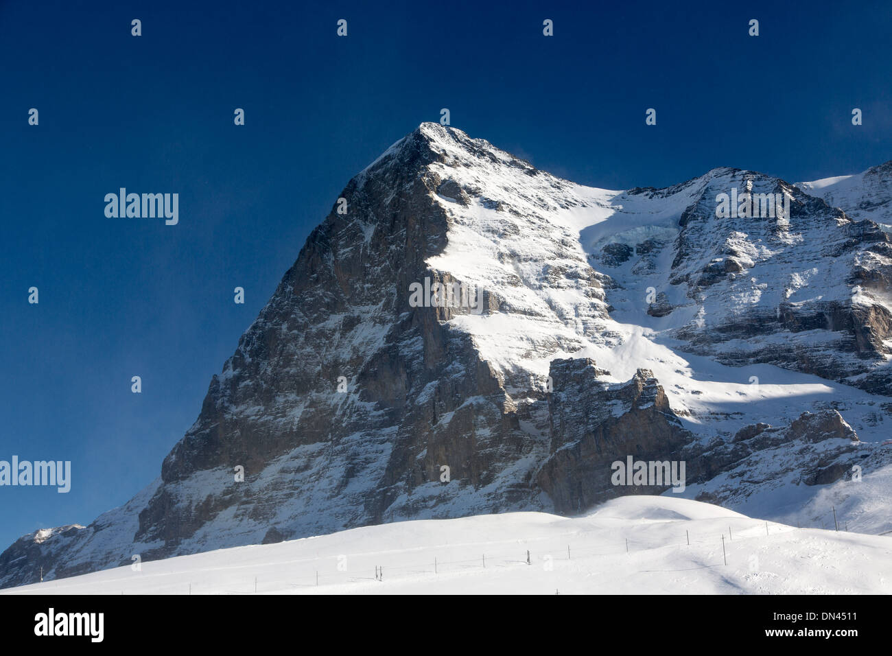 The north face of the Eiger mountain, Bernese Alps, Switzerland Stock Photo  - Alamy