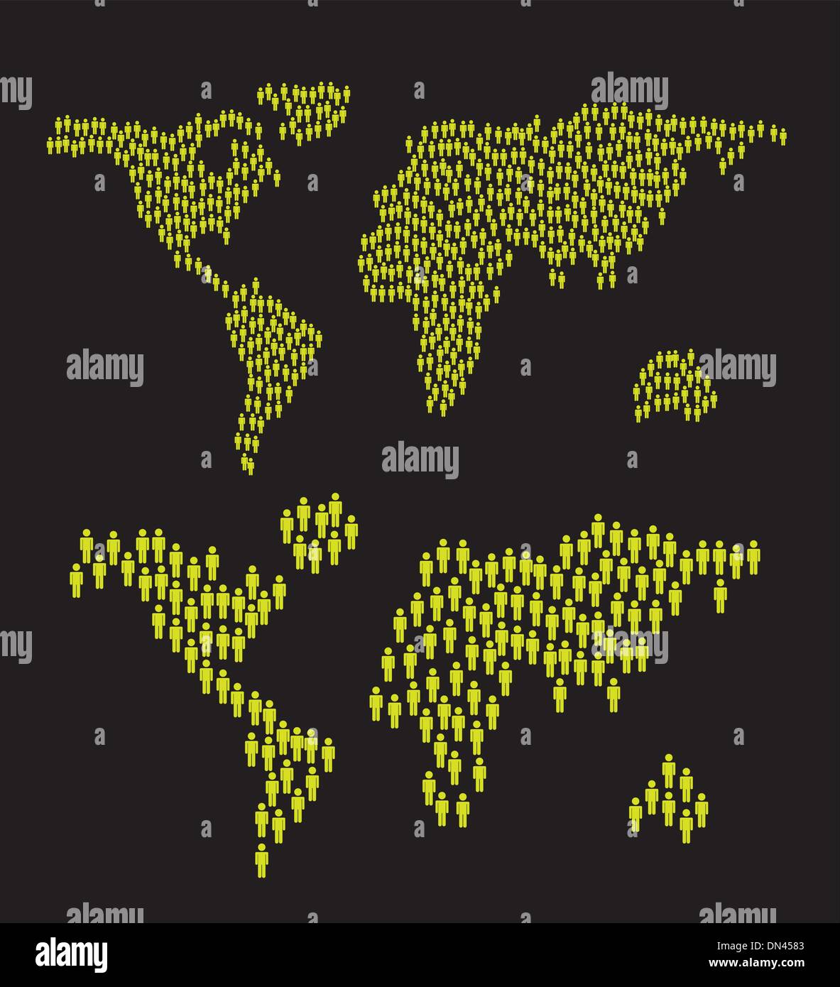 Internet map visualization hi-res stock photography and images - Alamy