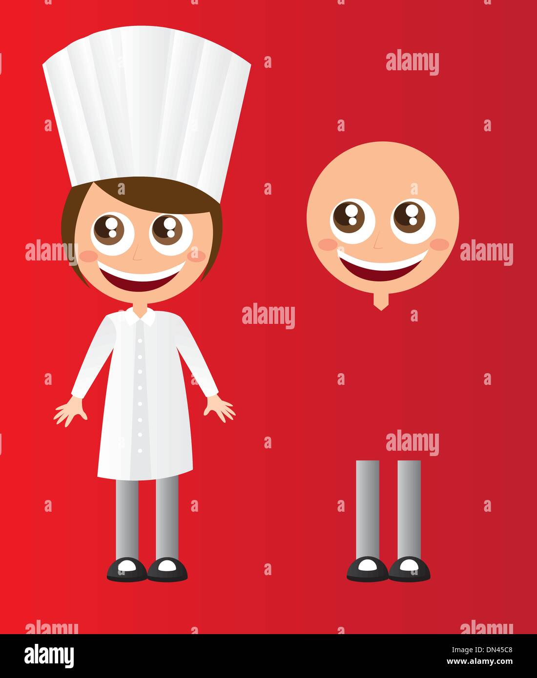 chef vector Stock Vector