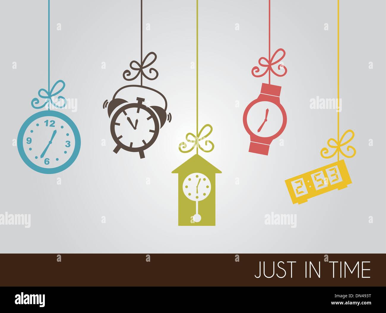 Clock icons Stock Vector